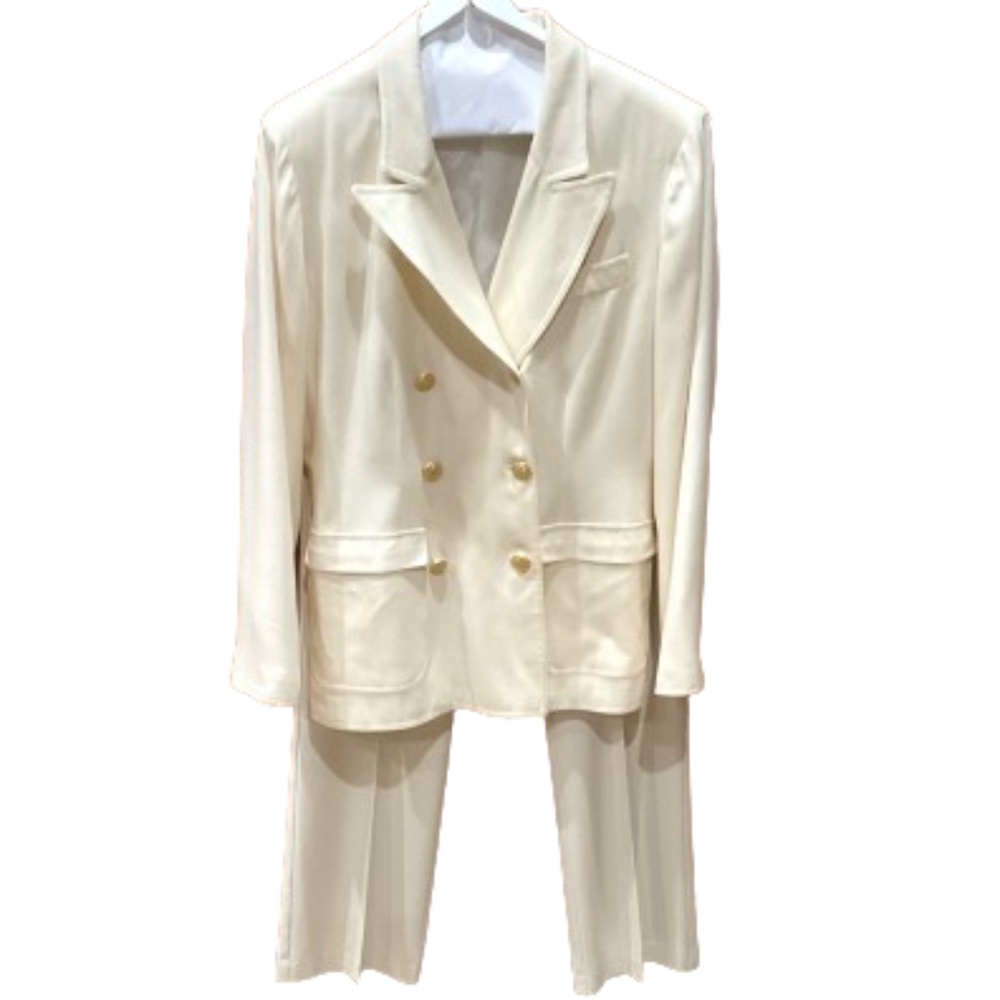 Classy The Limited Stretch Blazer/Trousers Ivory Separate or as a Suit Sz 8